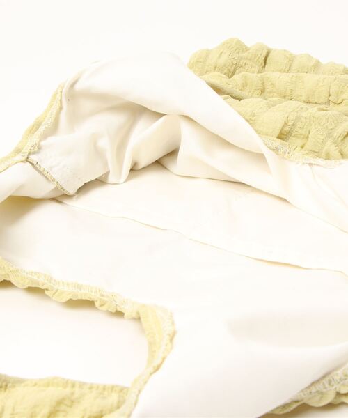 florist(フローリスト)の「【A4収納可】ポップコーンパステルカラーキルティングトートバッグ(トートバッグ・レディース・ホワイト/ライトブルー/ブラック/ピンク/セージグリーン/ライトグリーン/ライトパープル・FREE)」の19枚目の写真