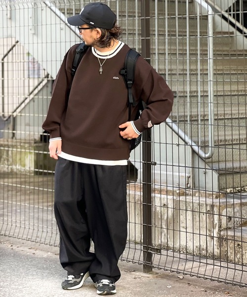 Java（ジャバ）の「《JaVaジャバ コラボ》超軽量！衿ラインクルーネックメッシュトップス（ニット/セーター・レディース・ブラック/ブラウン/グリーン/オレンジ・LARGE/MEDIUM/SMALL/X-LARGE）」の16枚目の写真