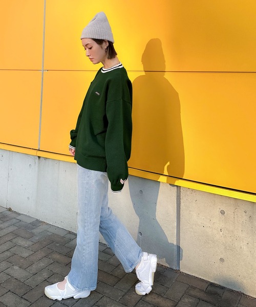 Java（ジャバ）の「《JaVaジャバ コラボ》超軽量！衿ラインクルーネックメッシュトップス（ニット/セーター・レディース・ブラック/ブラウン/グリーン/オレンジ・LARGE/MEDIUM/SMALL/X-LARGE）」の5枚目の写真