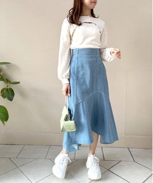 OLIVE des OLIVE(オリーブデオリーブ)の「マルチウェイプルオーバー(Tシャツ/カットソー・レディース・オフホワイト/ブラック/ピンク・FREE)」の10枚目の写真