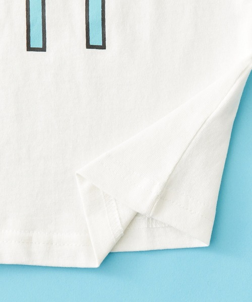 SHISKY（シスキー）の「SHISKY / シスキー 柄込み フロント/バックプリント/ラグランスリーブ カットソー 長袖 キッズ（Tシャツ/カットソー・キッズ・ダークグリーン系1/ダークグリーン/ネイビー/杢グレー/ネイビー系1/ダークグリーン系/ベージュ/サックスブルー/グレー系1/チャコール/グレー系/ホワイト系/ブラック/サックスブルー系/ネイビー系/オフホワイト・150/120/110/160/130/140）」の22枚目の写真