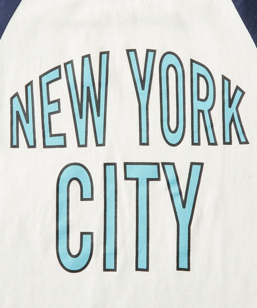 SHISKY（シスキー）の「SHISKY / シスキー 柄込み フロント/バックプリント/ラグランスリーブ カットソー 長袖 キッズ（Tシャツ/カットソー・キッズ・ダークグリーン系1/ダークグリーン/ネイビー/杢グレー/ネイビー系1/ダークグリーン系/ベージュ/サックスブルー/グレー系1/チャコール/グレー系/ホワイト系/ブラック/サックスブルー系/ネイビー系/オフホワイト・150/120/110/160/130/140）」の17枚目の写真