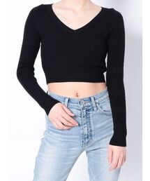 GYDA | VネックミニケーブルKT TOPS(ニット/セーター)