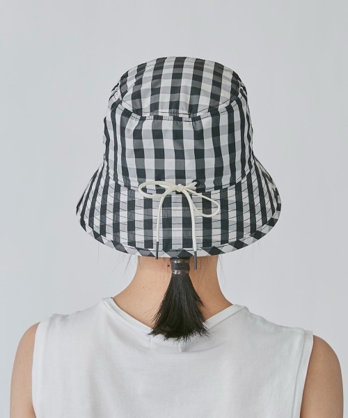 OVERRIDE（オーバーライド）の「OVERRIDE  RE:CHECK RAIN BUCKET SG（ハット・レディース・ブラック/ライトグリーン・58cm）」の7枚目の写真