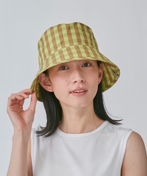 OVERRIDE（オーバーライド）の「OVERRIDE  RE:CHECK RAIN BUCKET SG（ハット・レディース・ブラック/ライトグリーン・58cm）」の11枚目の写真
