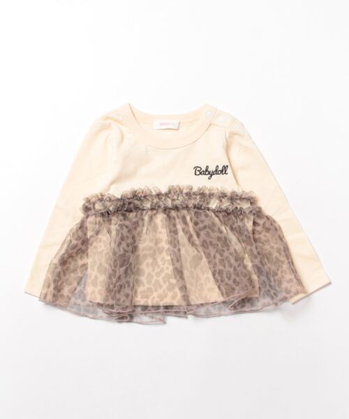 BABYDOLL（ベビードール）の「ドッキングロンT 7916K（Tシャツ/カットソー・キッズ・ブラウン/レッド・130cm/100cm/80ｃｍ/110cm/120cm/140cm/90cm）」の4枚目の写真