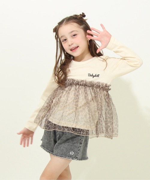 BABYDOLL（ベビードール）の「ドッキングロンT 7916K（Tシャツ/カットソー・キッズ・ブラウン/レッド・130cm/100cm/80ｃｍ/110cm/120cm/140cm/90cm）」の7枚目の写真