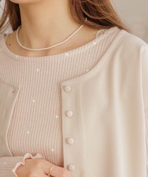 flower（フラワー）の「クラシックベスト（ベスト・レディース・アイボリー/ベージュ・FREE）」の3枚目の写真