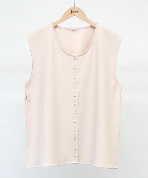 flower（フラワー）の「クラシックベスト（ベスト・レディース・アイボリー/ベージュ・FREE）」の9枚目の写真