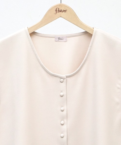 flower（フラワー）の「クラシックベスト（ベスト・レディース・アイボリー/ベージュ・FREE）」の6枚目の写真