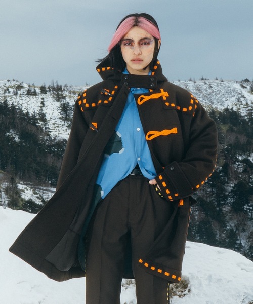 amok（アモク）の「CORD STITCH DUDDLE COAT（ダッフルコート）」 - WEAR