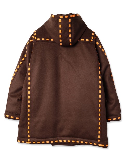amok（アモク）の「CORD STITCH DUDDLE COAT（ダッフルコート