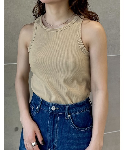 新品タグ付 Bibiy. ROSETTEタンクトップmanaodaysさん着用 セール】[神山まりあさん着用]カップ付きアメスリタンクトップ（タンク