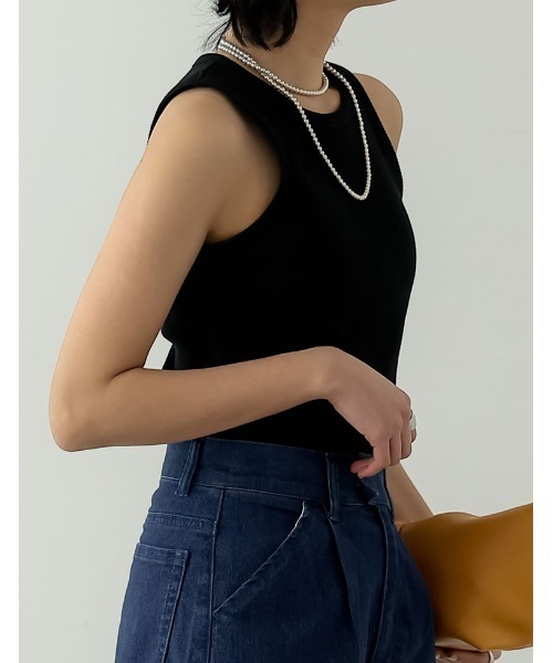 [神山まりあさん着用]カップ付きアメスリタンクトップ