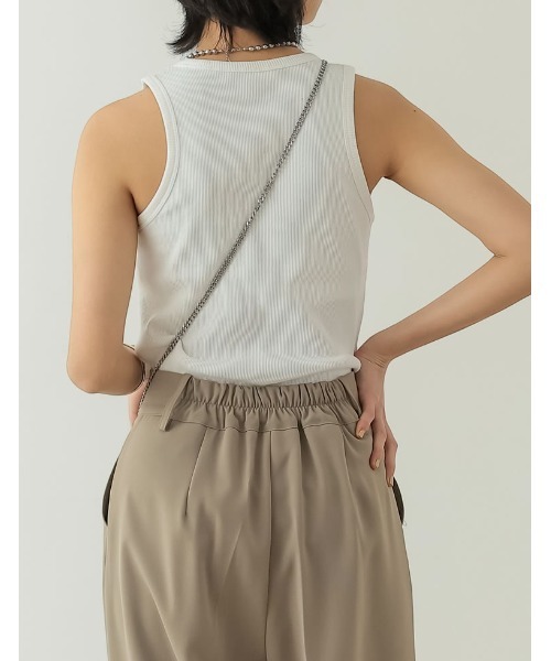 [神山まりあさん着用]カップ付きアメスリタンクトップ