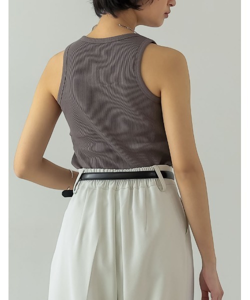 [神山まりあさん着用]カップ付きアメスリタンクトップ