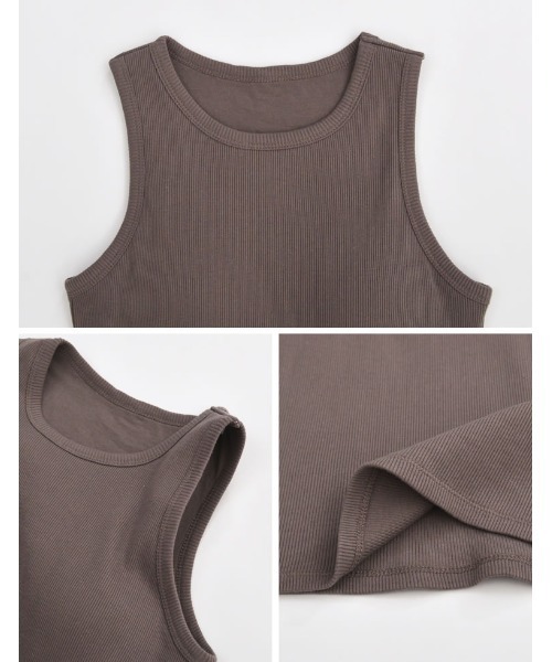 [神山まりあさん着用]カップ付きアメスリタンクトップ