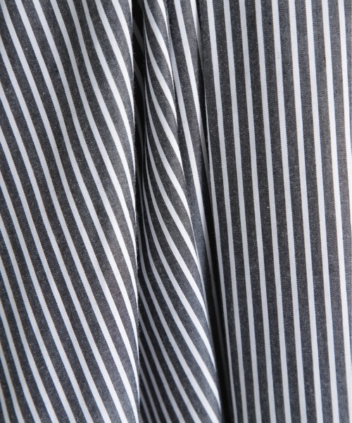 NATURAL BEAUTY BASIC（ナチュラルビューティーベーシック）の「◇ドルマンスキッパーシャツワンピース（ワンピース・レディース・ベージュ/グレイッシュベージュ/ブルー系その他/ブラック系その他・MEDIUM/SMALL）」の10枚目の写真