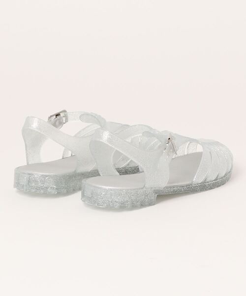 Fabby fabby(ファビィーファビィー)の「ラメグルカフラットサンダル(サンダル・レディース・ゴールド/ブラック/シルバー・SMALL/MEDIUM/LARGE)」の4枚目の写真