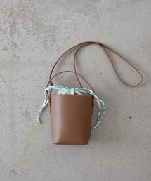 Flower print bucket bag / フラワープリント バケットバッグ
