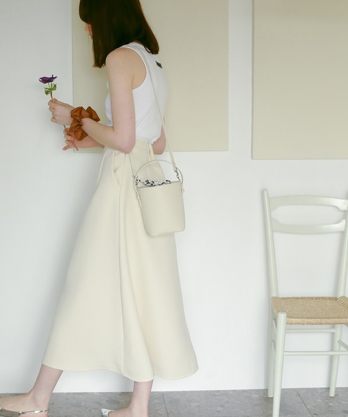 EFOLE(エフォル)の「Flower print bucket bag / フラワープリント バケットバッグ(ハンドバッグ・レディース・ブラウン/オフホワイト・FREE)」の15枚目の写真