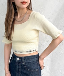 ロゴ入りショートニット【ZOZOTOWN限定アイテム】