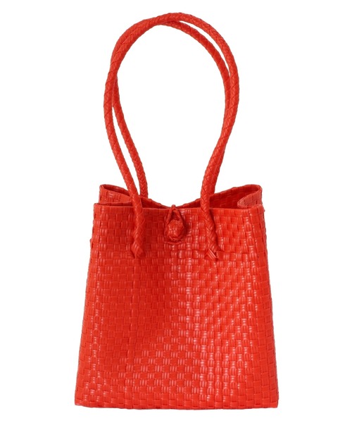 salle de bal(サルデバル)の「パサールバッグ スクエアソリッド S Pasar BAG S TCI(トートバッグ・レディース・ブラック/オレンジ/ブルー/ダークグリーン/レッド/ブラック系その他/ライトグレー/パープル/ゴールド/グリーン系その他/レッド系/ピンク系・S)」の19枚目の写真