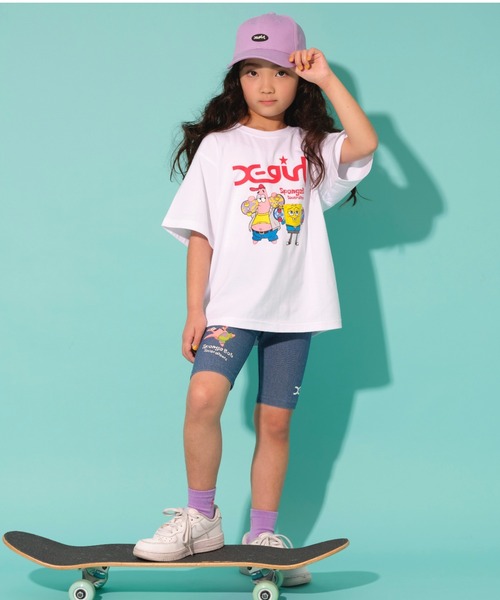 セール】【コラボ】スポンジボブスケボー半袖Tシャツ（Tシャツ