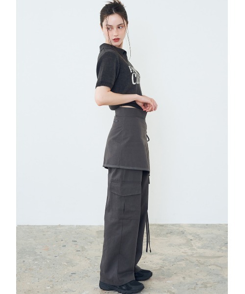 FANCY CLUB(ファンシークラブ)の「A'GEM/9 × .kom『 FANCY CLUB/ファンシークラブ』 FANCY WAVE COLLAR KNIT TEE/ウエーブカラーニット 半袖(Tシャツ/カットソー・レディース・アイボリー/ブラック/ブルー・FREE)」の18枚目の写真