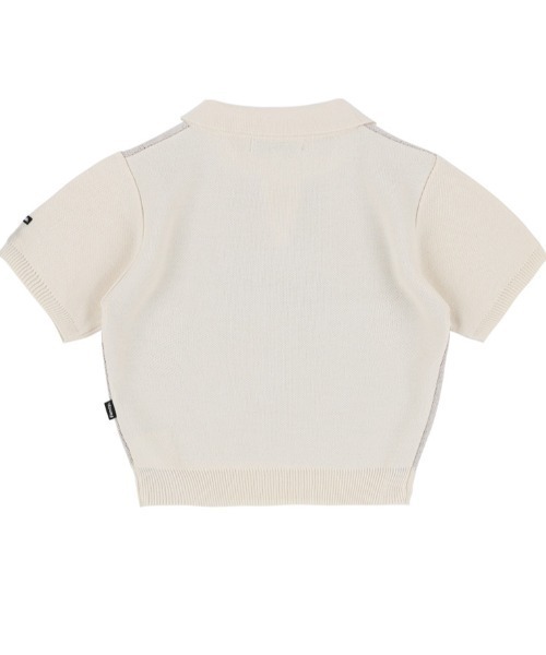 tシャツ A'GEM/9 × .kom「 FANCY CLUB/ファンシークラブ」 FANCY WAVE COLLAR KNIT TEE/ウエーブカラ A'GEM/9 × .kom『 FANCY CLUB/ファンシークラブ』 FANCY WAVE