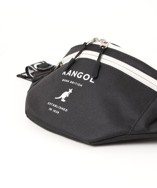 KANGOL（カンゴール）の「【 KANGOL / カンゴール 】 KANGOL ボディバッグ（ボディバッグ/ウエストポーチ・メンズ・ブラック/ブラック系/グレー/オフホワイト・FREE）」の6枚目の写真