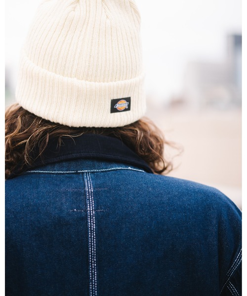 Dickies（ディッキーズ）の「Dickies EMB ニットワッチ/ロゴ/ニット帽/フリーサイズ/帽子/キャップ/ディッキーズ（ニットキャップ/ビーニー・メンズ・ブラウン/ネイビー/オフホワイト/ブラック・FREE）」の6枚目の写真