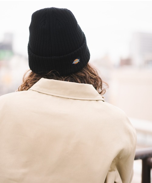 Dickies（ディッキーズ）の「Dickies EMB ニットワッチ/ロゴ/ニット帽/フリーサイズ/帽子/キャップ/ディッキーズ（ニットキャップ/ビーニー・メンズ・ブラウン/ネイビー/オフホワイト/ブラック・FREE）」の10枚目の写真