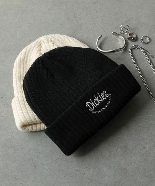 Dickies（ディッキーズ）の「Dickies EMB ニットワッチ/ロゴ/ニット帽/フリーサイズ/帽子/キャップ/ディッキーズ（ニットキャップ/ビーニー・メンズ・ブラウン/ネイビー/オフホワイト/ブラック・FREE）」の16枚目の写真