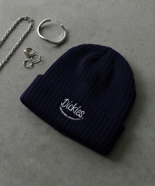Dickies（ディッキーズ）の「Dickies EMB ニットワッチ/ロゴ/ニット帽/フリーサイズ/帽子/キャップ/ディッキーズ（ニットキャップ/ビーニー・メンズ・ブラウン/ネイビー/オフホワイト/ブラック・FREE）」の18枚目の写真