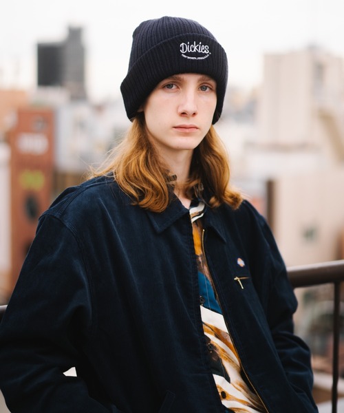 Dickies（ディッキーズ）の「Dickies EMB ニットワッチ/ロゴ/ニット帽/フリーサイズ/帽子/キャップ/ディッキーズ（ニットキャップ/ビーニー・メンズ・ブラウン/ネイビー/オフホワイト/ブラック・FREE）」の14枚目の写真