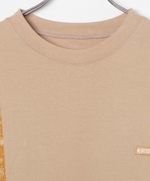 EXIEEE(イグジー)の「バンダナ柄切り替えTシャツ(Tシャツ/カットソー・レディース・ベージュ/ブラック・SMALL/MEDIUM/LARGE)」の17枚目の写真