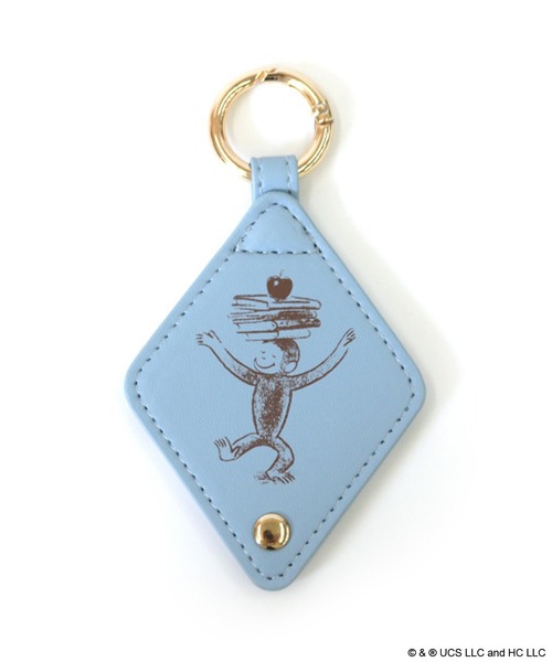 ACCOMMODE（アコモデ）の「【365Curious 】おさるのジョージ　COLOR×COLOR ホールドキーホルダー（キーホルダー・レディース・ピンク/アイボリー/ブルー・FREE）」の3枚目の写真