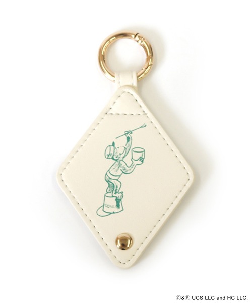 ACCOMMODE（アコモデ）の「【365Curious 】おさるのジョージ　COLOR×COLOR ホールドキーホルダー（キーホルダー・レディース・ピンク/アイボリー/ブルー・FREE）」の2枚目の写真