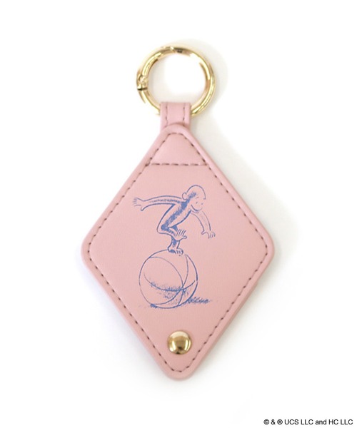 ACCOMMODE（アコモデ）の「【365Curious 】おさるのジョージ　COLOR×COLOR ホールドキーホルダー（キーホルダー・レディース・ピンク/アイボリー/ブルー・FREE）」の5枚目の写真