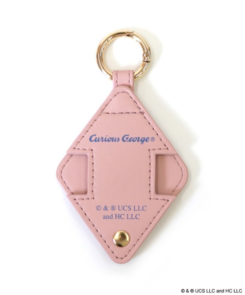 ACCOMMODE（アコモデ）の「【365Curious 】おさるのジョージ　COLOR×COLOR ホールドキーホルダー（キーホルダー・レディース・ピンク/アイボリー/ブルー・FREE）」の6枚目の写真