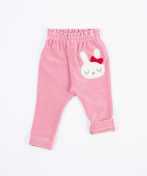 KP（ケーピー）の「うさぎアップリケ ニットコールパンツ(80～90cm 