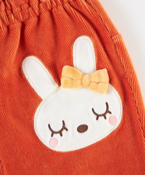 KP（ケーピー）の「うさぎアップリケ ニットコールパンツ(80～90cm 