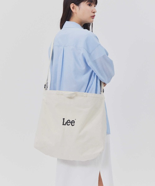 Lee（リー）の「【Lee】ＬＥＥ ビッグショルダーバッグ（ショルダーバッグ・レディース・ブラック/キナリ・ONE SIZE）」の19枚目の写真