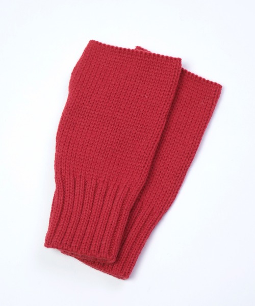 HIGHLAND 2000（ハイランドトゥーサウザンド）の「[ HIGHLAND2000 ] KNIT MITTEN / ミラノウール ミトングローブ（手袋・レディース・レッド/ブラック/アイボリー・FREE）」の12枚目の写真