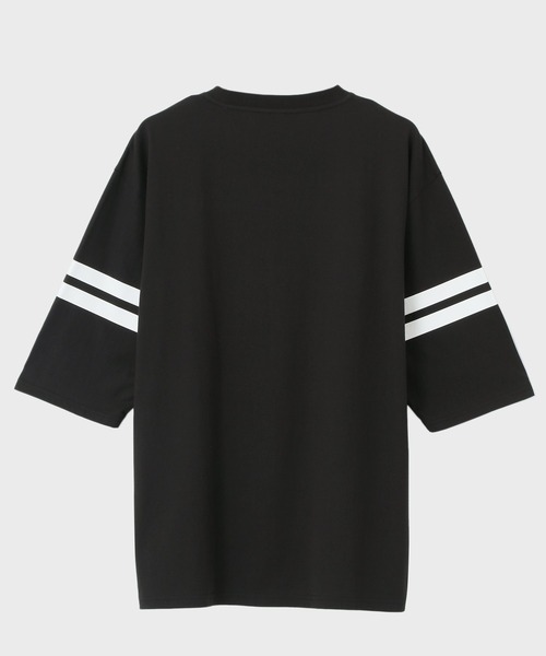 Psycho Bunny（サイコバニー）の「[EC限定]スリーブライン ビッグシルエット Tシャツ（Tシャツ/カットソー・メンズ・ブラック/グレイッシュベージュ/ホワイト・SMALL/MEDIUM/LARGE/X-LARGE）」の7枚目の写真