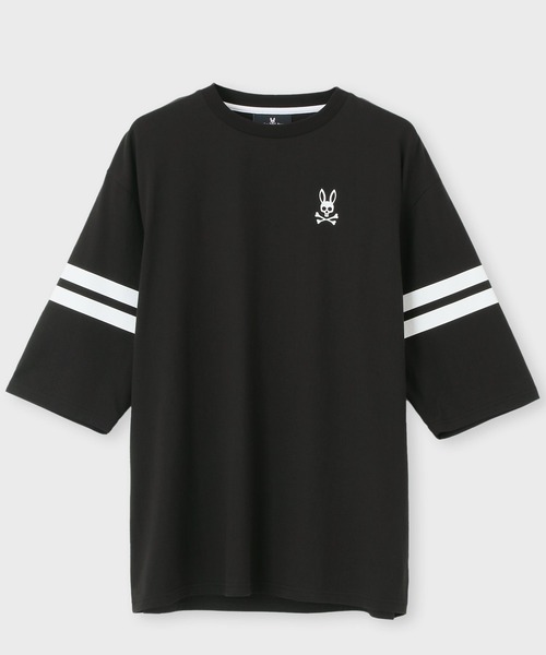 Psycho Bunny（サイコバニー）の「[EC限定]スリーブライン ビッグシルエット Tシャツ（Tシャツ/カットソー・メンズ・ブラック/グレイッシュベージュ/ホワイト・SMALL/MEDIUM/LARGE/X-LARGE）」の18枚目の写真