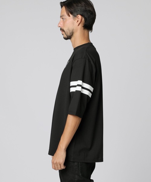 Psycho Bunny（サイコバニー）の「[EC限定]スリーブライン ビッグシルエット Tシャツ（Tシャツ/カットソー・メンズ・ブラック/グレイッシュベージュ/ホワイト・SMALL/MEDIUM/LARGE/X-LARGE）」の16枚目の写真