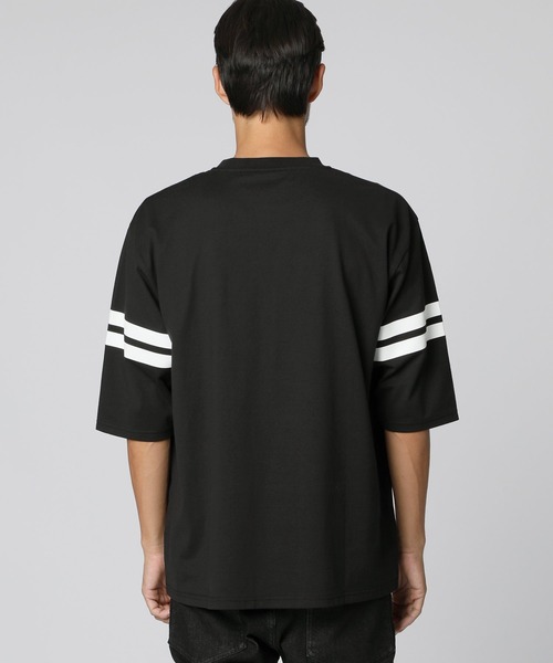 Psycho Bunny（サイコバニー）の「[EC限定]スリーブライン ビッグシルエット Tシャツ（Tシャツ/カットソー・メンズ・ブラック/グレイッシュベージュ/ホワイト・SMALL/MEDIUM/LARGE/X-LARGE）」の17枚目の写真