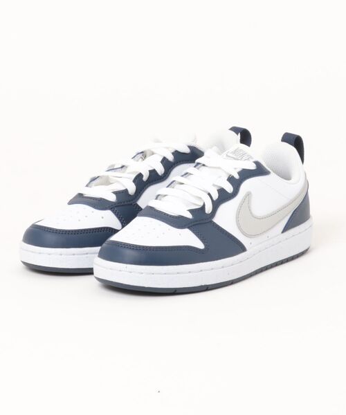 NIKE(ナイキ)の「《NIKE》コート ボロー LOW リクラフト GS(スニーカー・キッズ・ブラック×レッド/ホワイト×ホワイト/ホワイト系その他/ブラック/ホワイト×ピンク/ホワイト×ブラック/ホワイト系その他2/ホワイト×グリーン/ブラウン系その他/ホワイト×ブルー/ベージュ系その他/グレー系その他/ホワイト系その他3/ホワイト系その他4/ピンク系その他/ホワイト×ネイビー/ブラック×ブルー・23.5cm/23.0cm/25.0cm/24.0cm/22.5cm/24.5cm)」の6枚目の写真